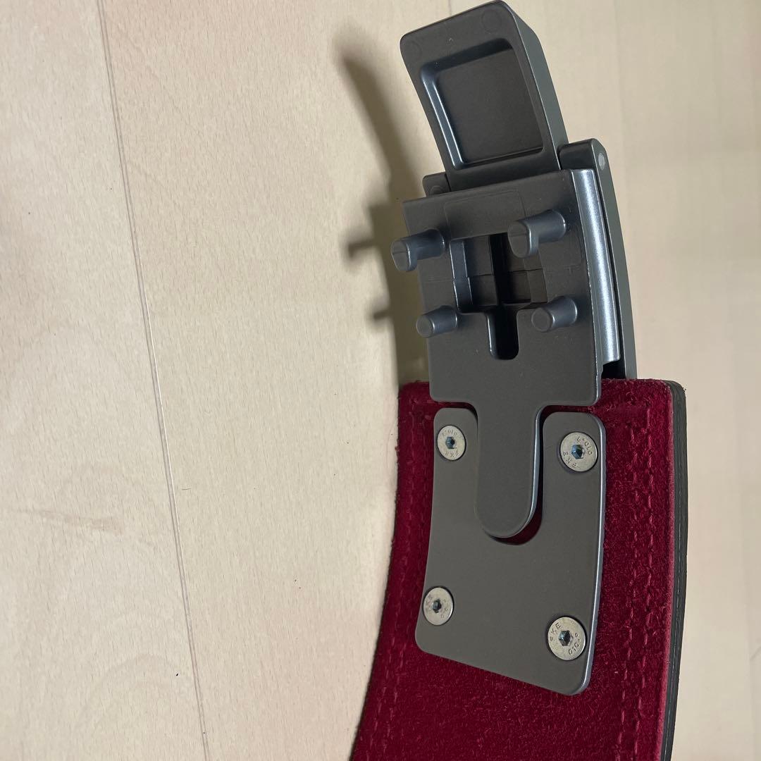 【XL】SBD トレーニング・パワーベルト ブラック/レッド