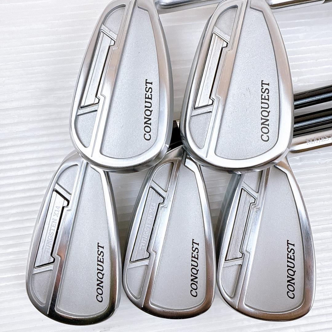 マジェスティ　コンクエスト　アイアンセット5本　純正カーボンR／CONQUEST
