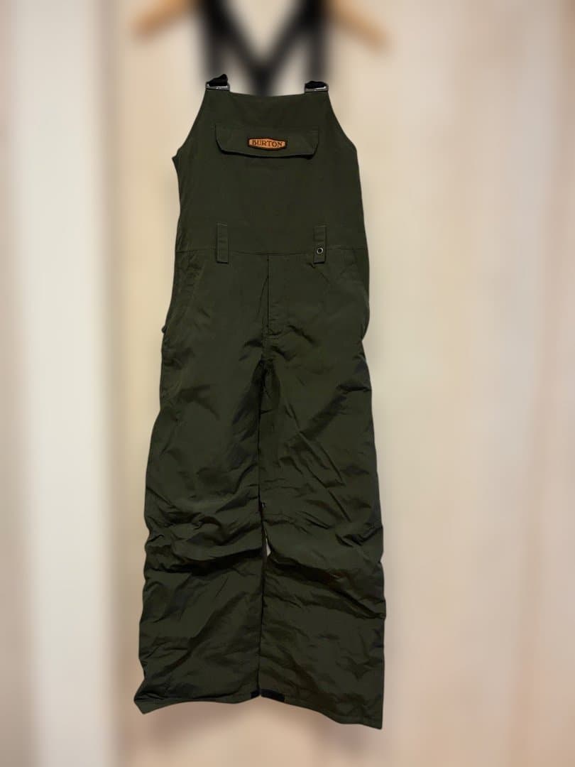 BURTON スノーボードオーバーオール オリーブグリーン