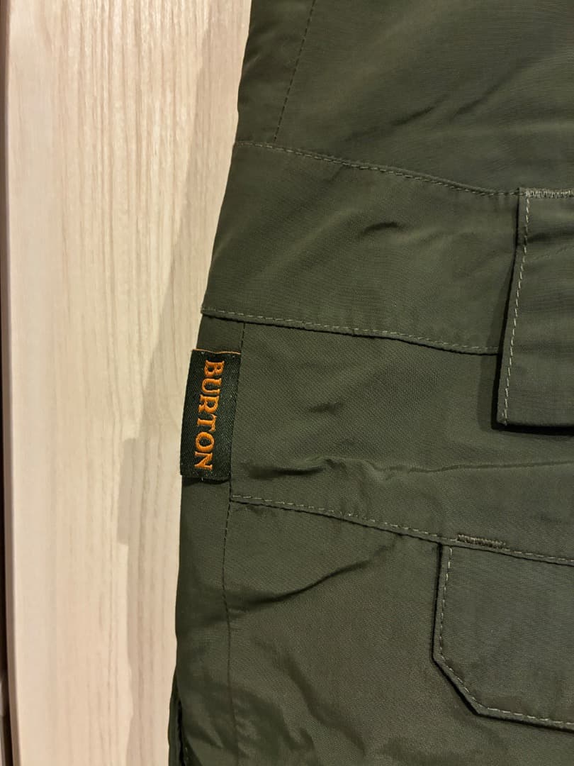 BURTON スノーボードオーバーオール オリーブグリーン