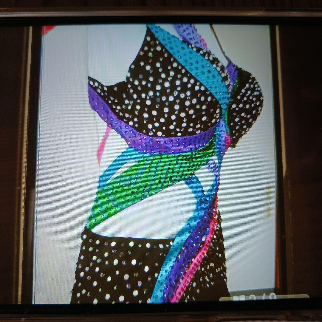 お値下げ❗社交ダンス　ラテン　インパクト　 カラフルストーンドレス　S~M