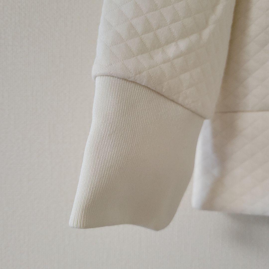 入手困難 美品 プリンス アイボリー キルティングパーカー フリースフード付き