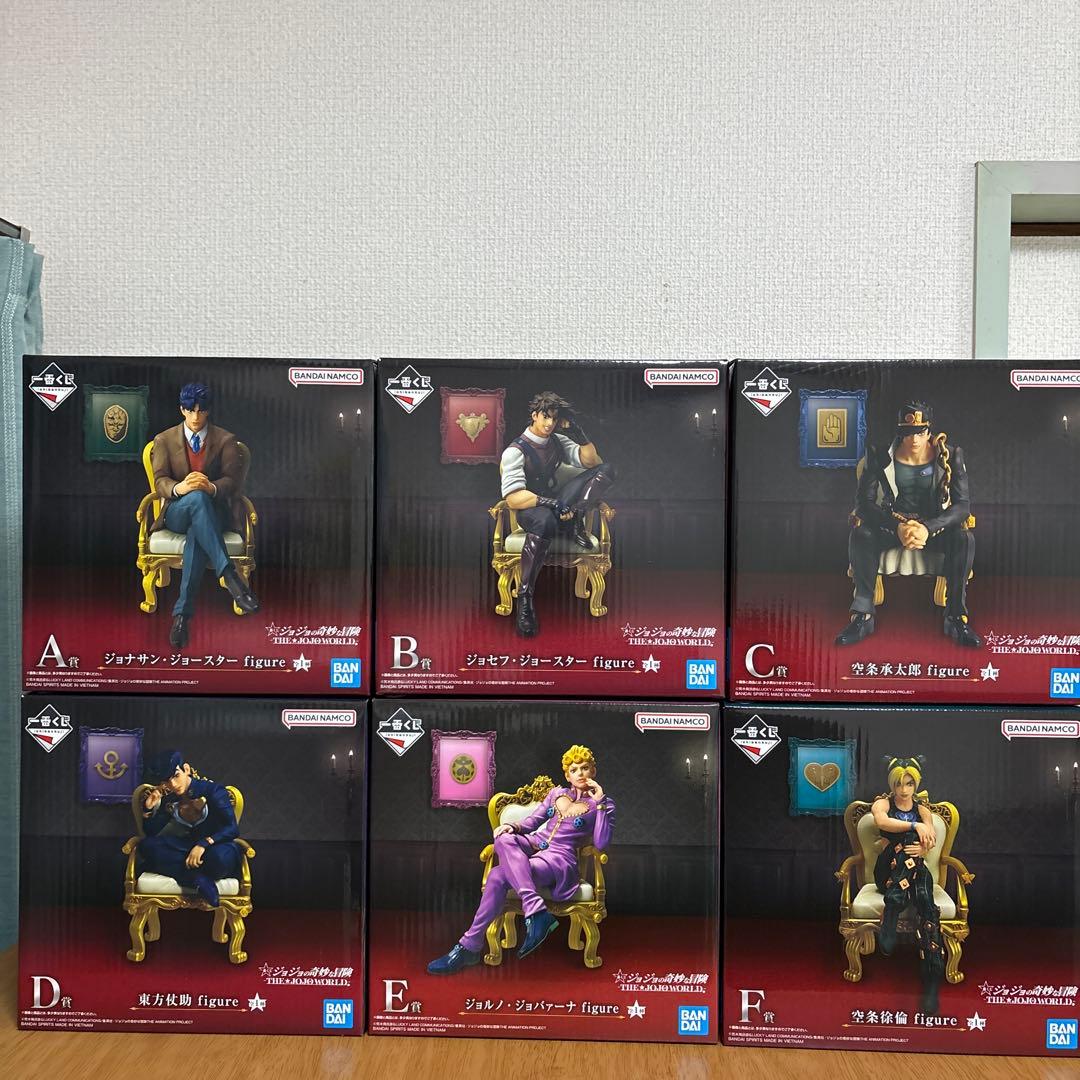 一番くじジョジョの奇妙な冒険 -THE★JOJO WORLDフィギュア6種セット