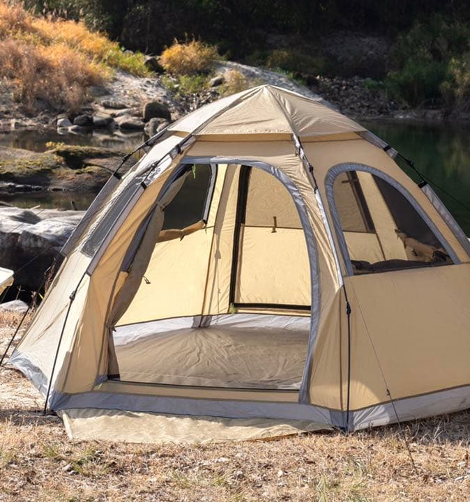 サンドベージュ　 幅300cm(4-5人用) 最大収容人数 5人