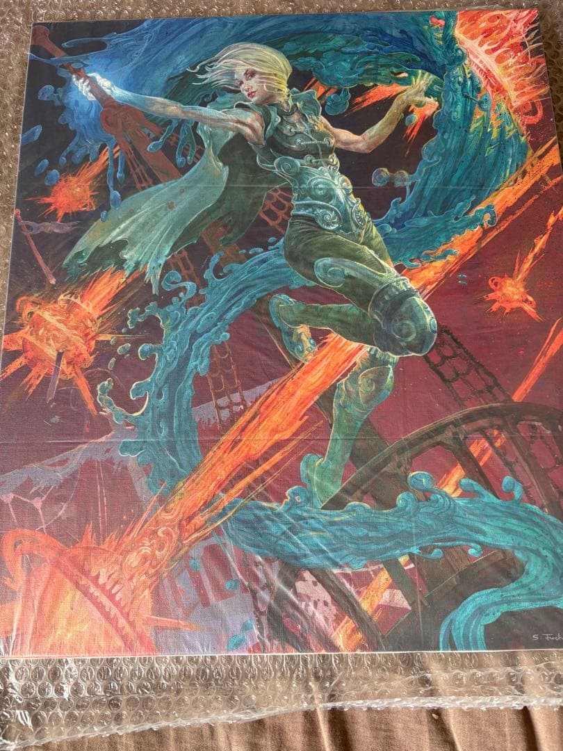 岩*椿様 MTG Force of Will 意志の力 キャンバスアート マジッ