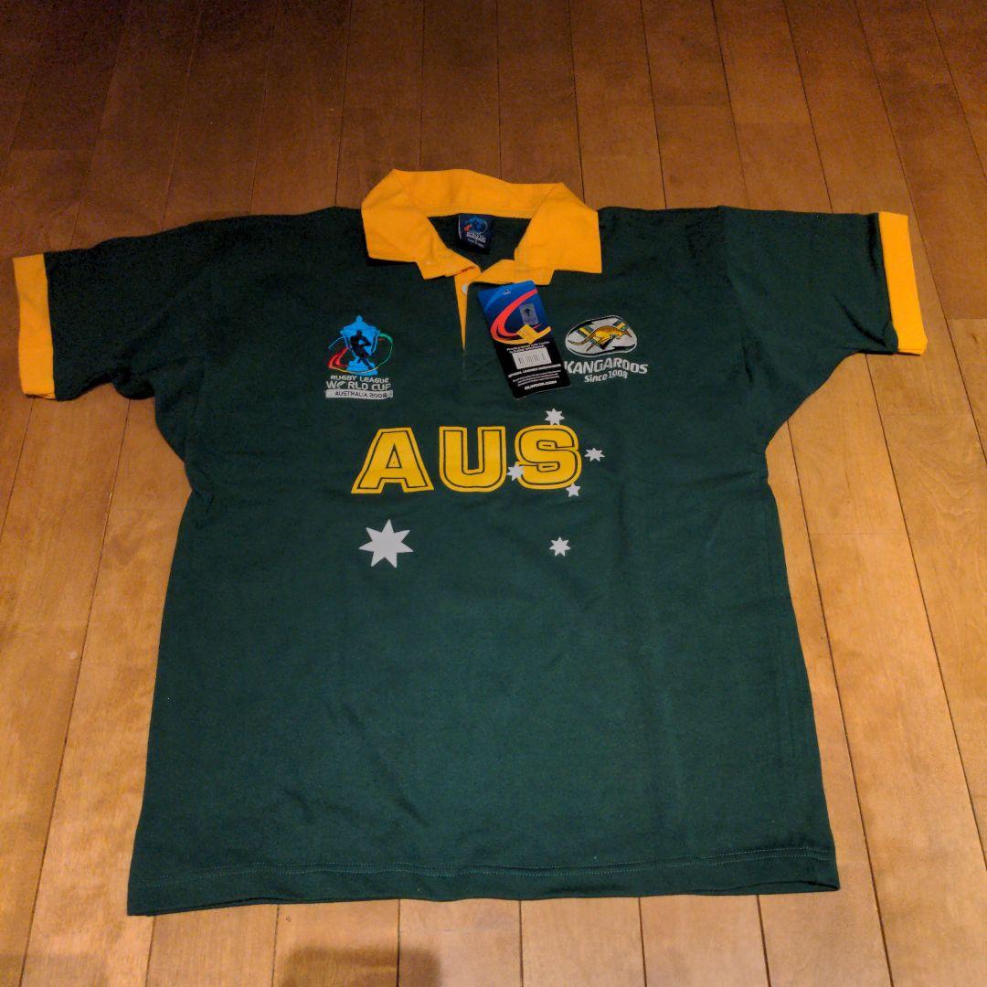 ラグビーオーストラリア代表ラガーシャツ（新品タグ付き）