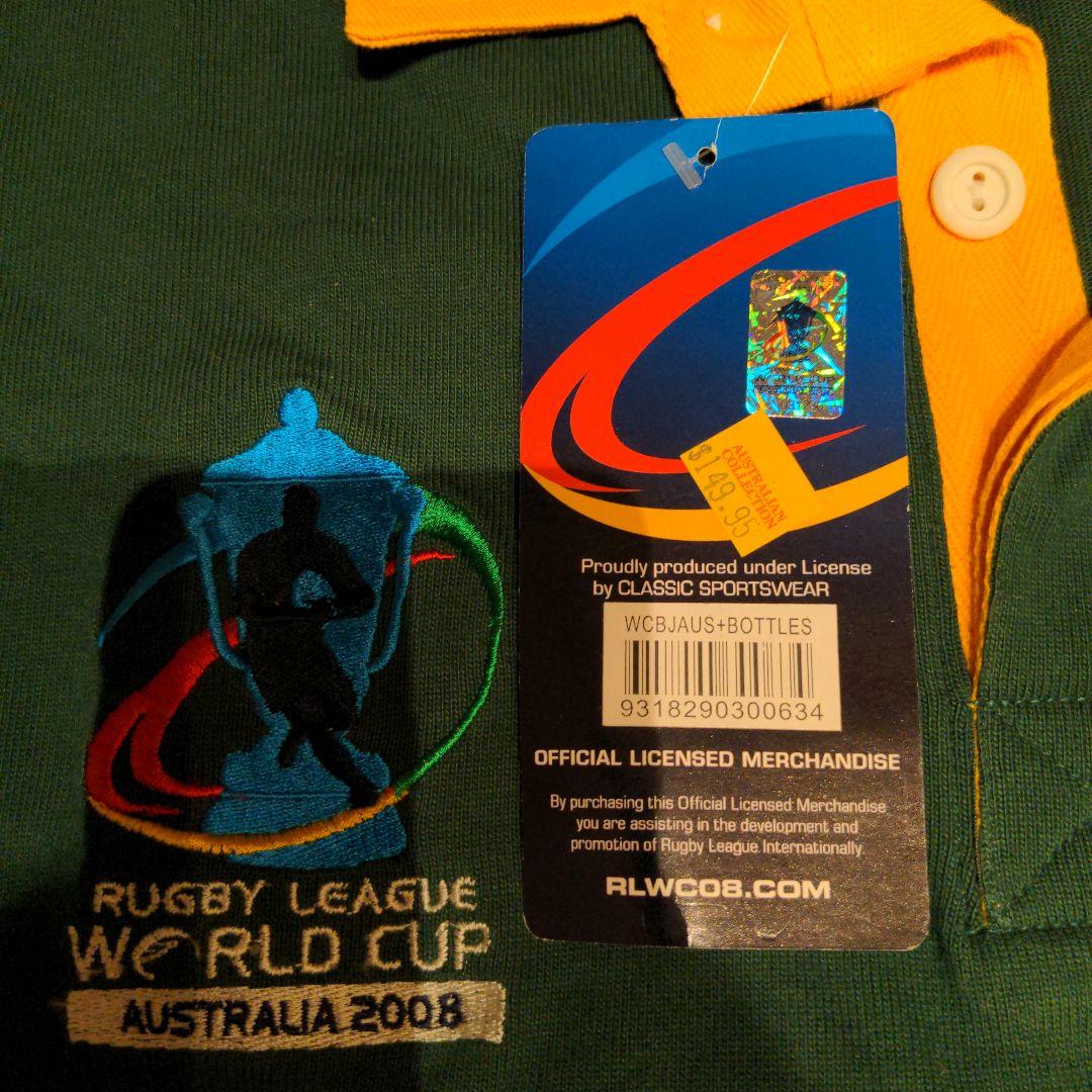 ラグビーオーストラリア代表ラガーシャツ（新品タグ付き）