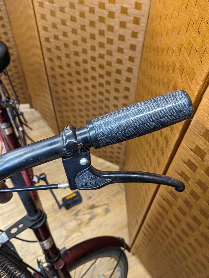 U093 普通自転車　26インチ　レッド　シンプル　お手頃価格