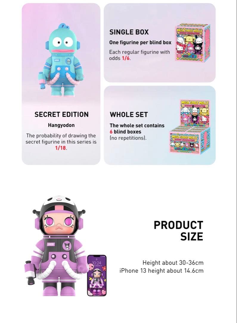 MEGAコレクション 400% SPACE MOLLY ×サンリオキャラクターズ