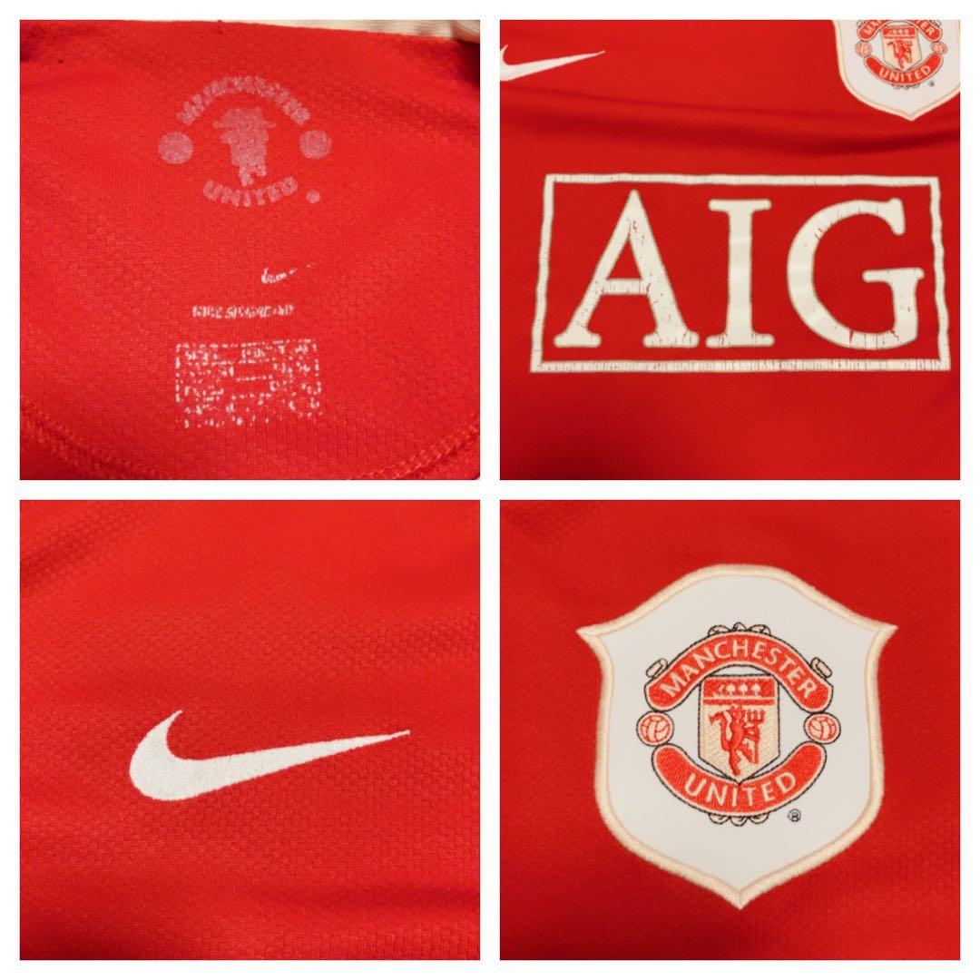 ☆マンチェスター　ユナイテッド　ナイキ　ギグス　長袖　ユニフォーム　赤