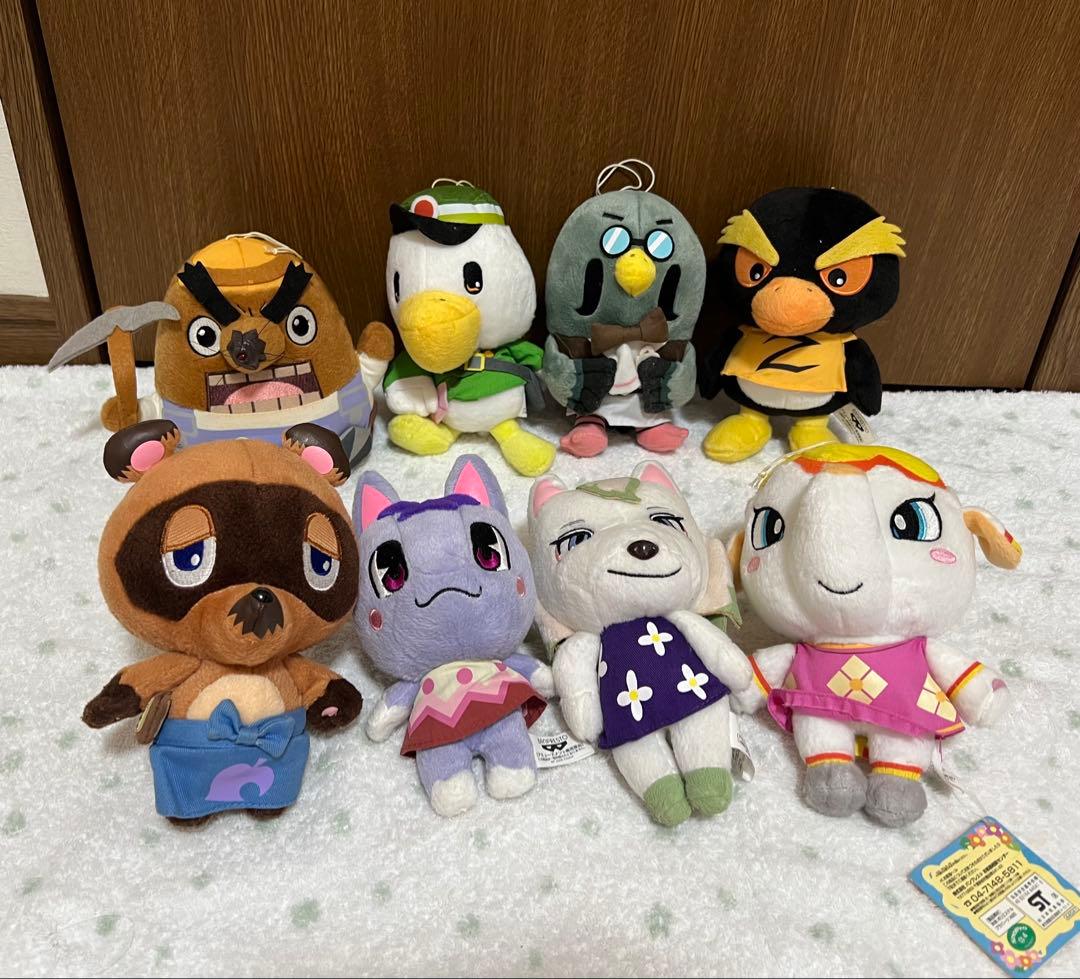 【希少】劇場版どうぶつの森　コレクションぬいぐるみ　8点