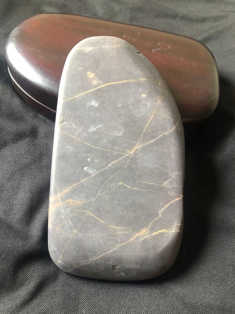 すずり 端溪硯 老坑水岩 大西洞 金綫 五彩釘 書道用品 端渓硯 文房四寶