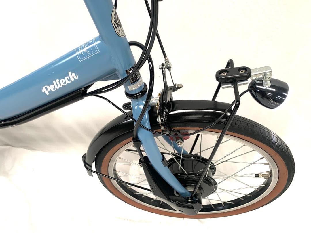 【即乘】Peltech折り畳み電動アシスト自転車20インチ 動作確認済
