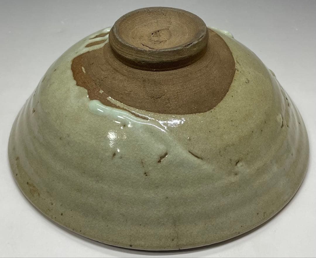 李朝　平鉢　高麗茶碗　鶏龍山　合箱(四方桟) 　d9443a