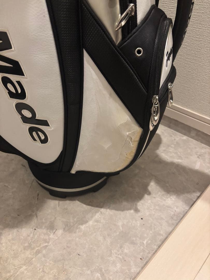 TaylorMade キャディバッグ 白黒