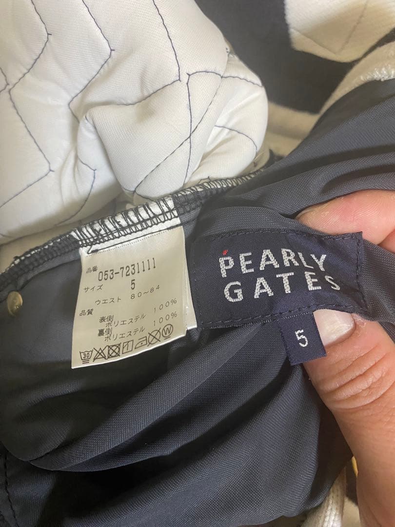 パーリーゲイツ ボーダーパンツ