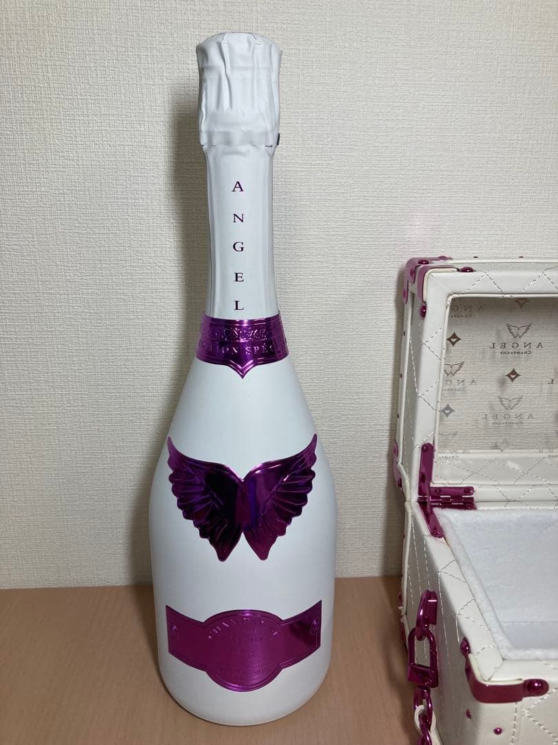 ★未開栓★エンジェルシャンパン★パープル★レザー★