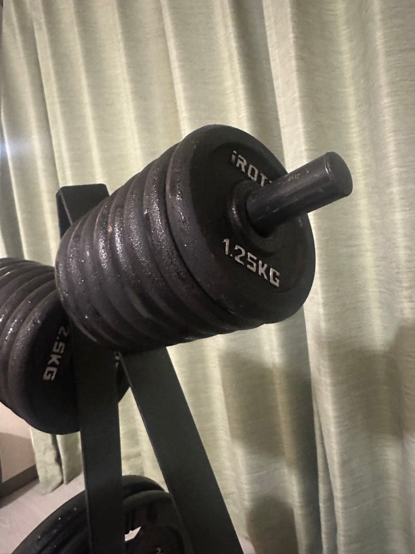 IROTEC プレートセット 計80kg プレートラック付 直接取引限定
