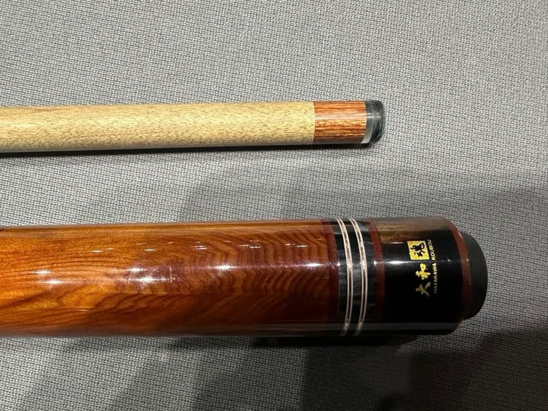 早川工房 カスタム キュー 大和魂 屋久杉シリーズ BORON内蔵 神代楠 中古