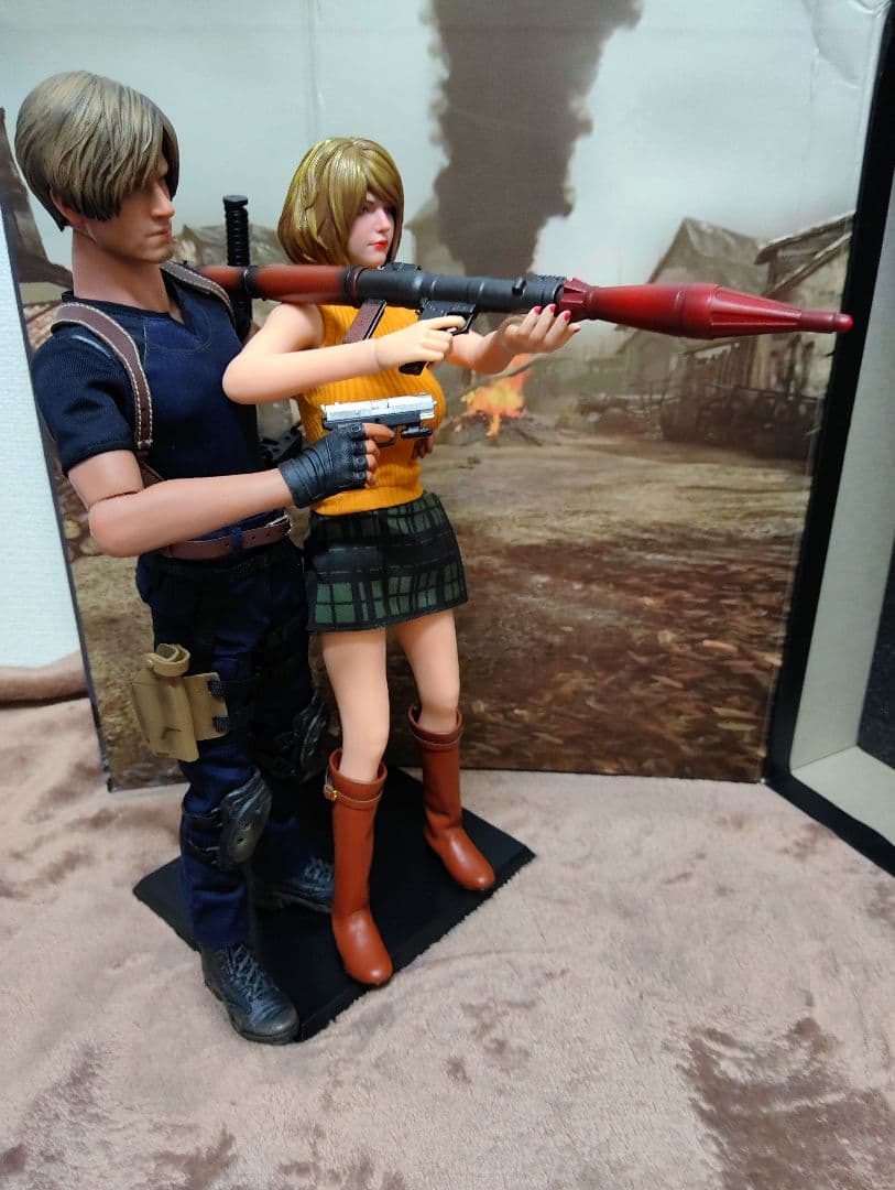 CAPCOM.[biohazard④.1/6(レオン＆アシュリー)]2体セット!