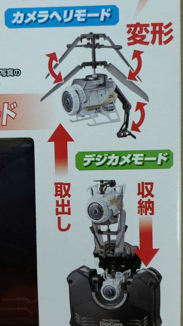 カメラ付き超小型ヘリコプター  ナノファルコン デジカム