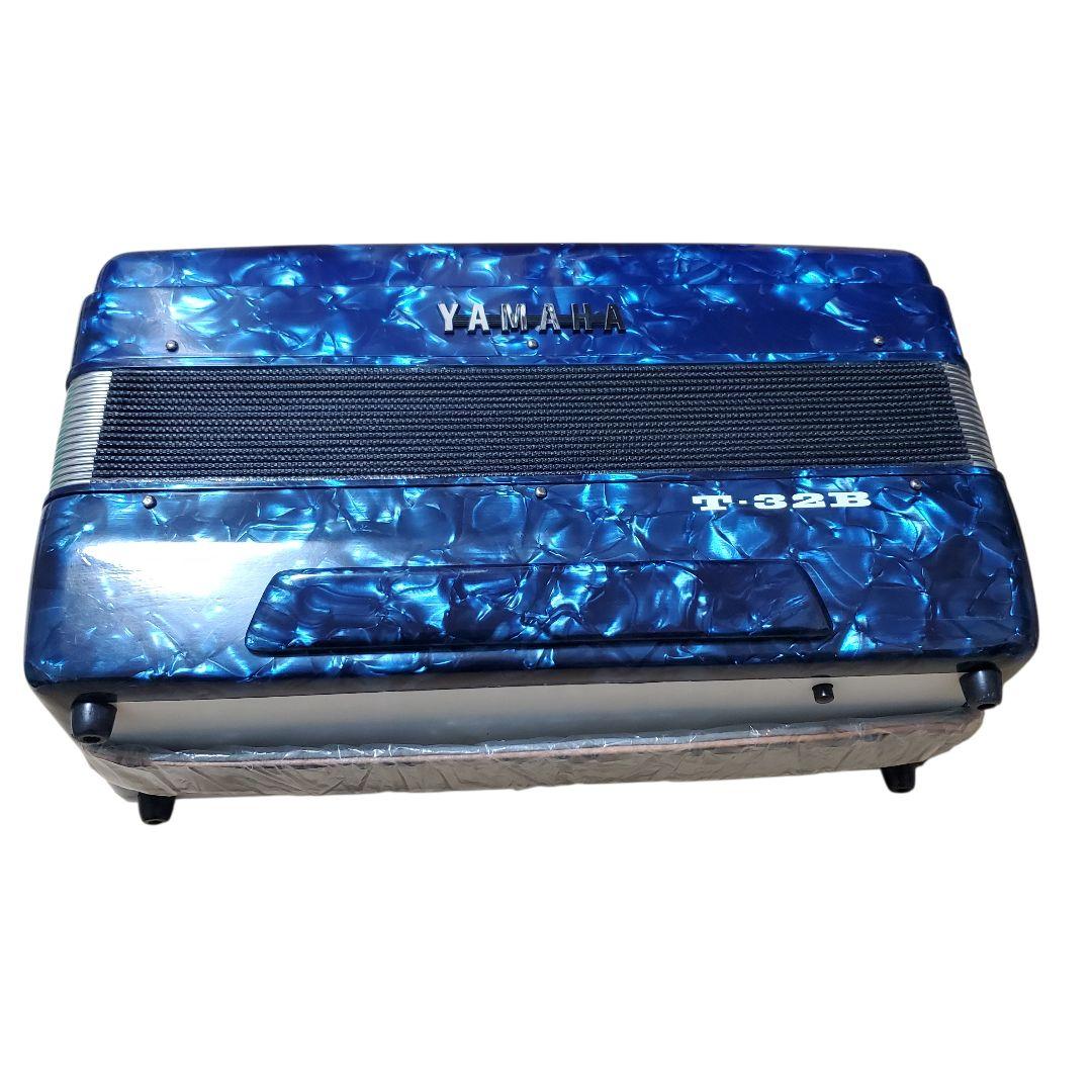 【極美品】YAMAHA T-32B テナーアコーディオン　ヤマハ　レトロブルー