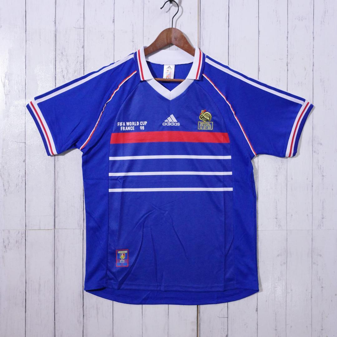 サッカー フランス代表 1998年 ユニフォーム Lサイズ[RU0057]