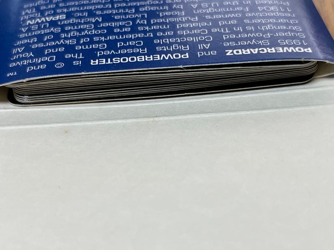 SPAWN CARDS BOX シュリンク未開封 エポック社 1998 オマケ付