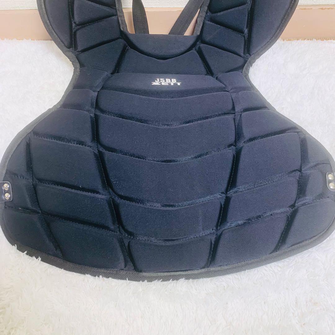 ZETT JSBB 軟式用成人 キャッチャー 防具 ニークッション レガース