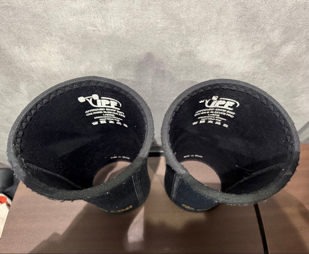 中古【S級品】ONI ニースリーブPRO IPF公認 鬼プロ　Lサイズ