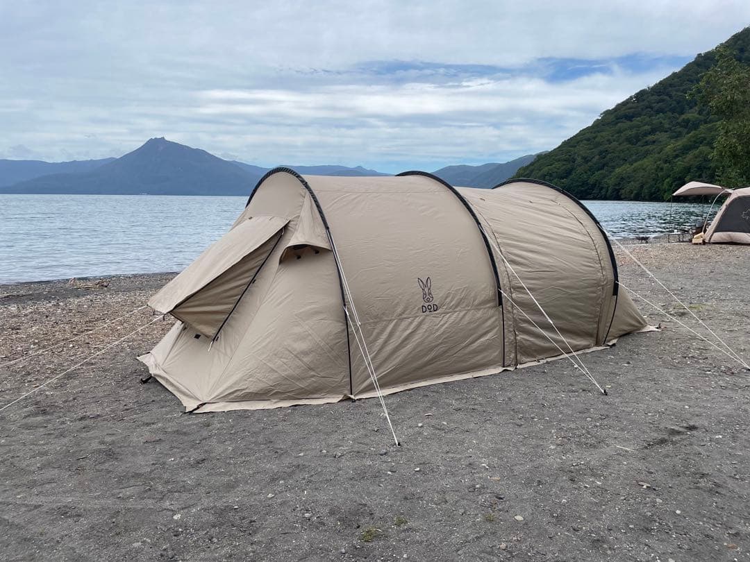 【廃盤品】☆DOD カマボコテントミニ タンカラー ミニカマ T3-488-TN