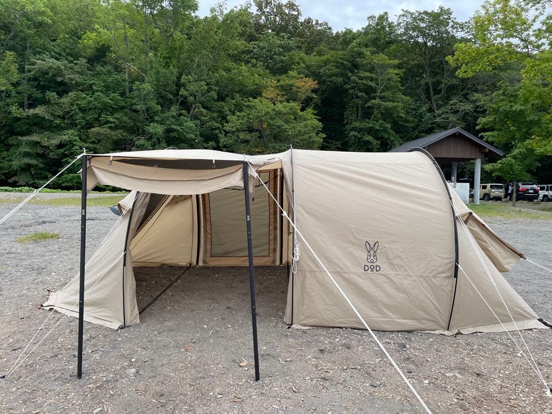 【廃盤品】☆DOD カマボコテントミニ タンカラー ミニカマ T3-488-TN