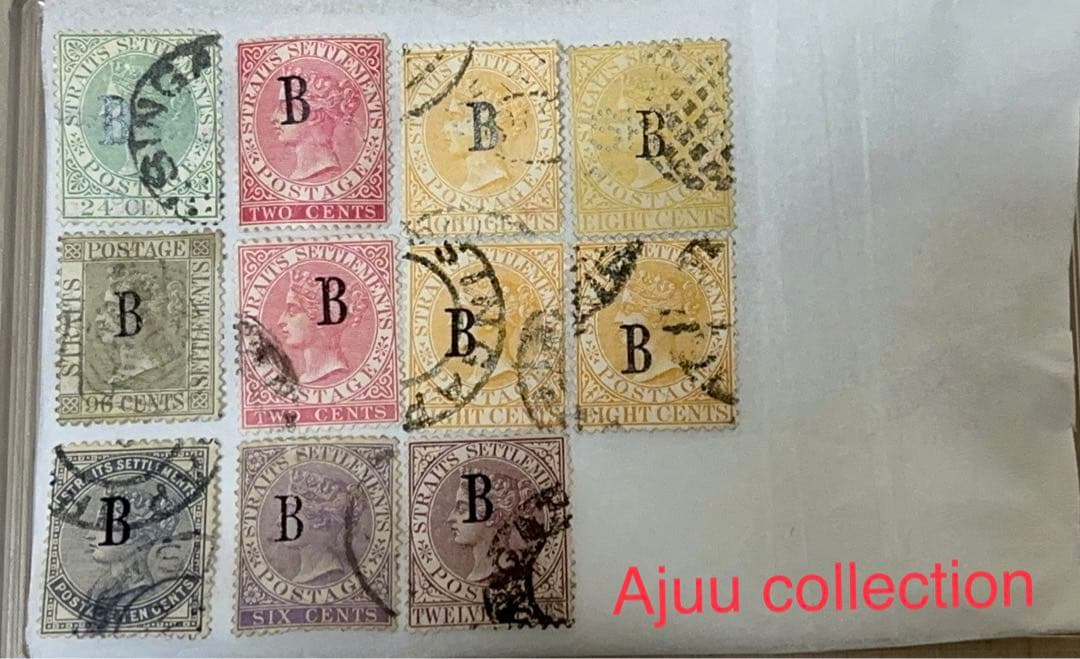 1882年タイランド国バンコク(B)切手まとめ売り