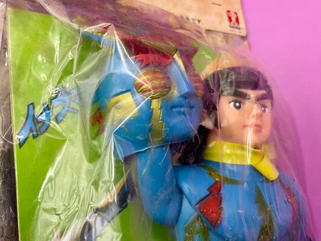 特価 旧バンダイイナズマンFソフビ人形 デッドストック未開封新品