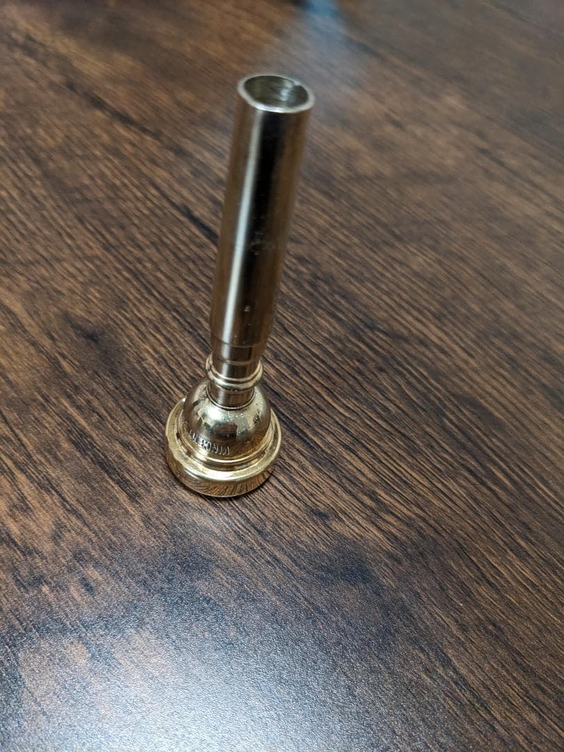 トランペットマウスピース VINCENT BACH 7C 金メッキ