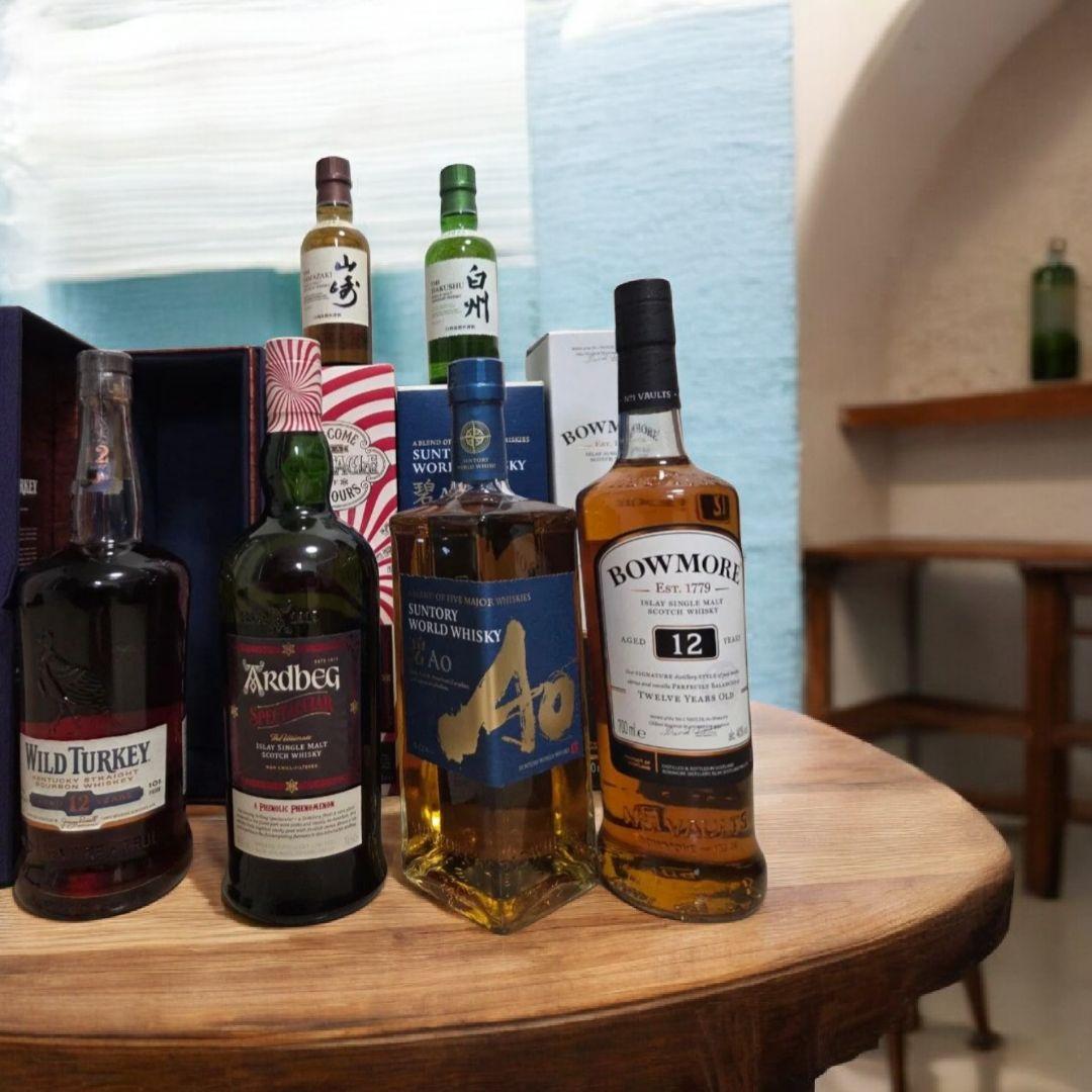 福岡手渡価格WildTurkey,Ardbeg,AO,Bowmore12山崎白州