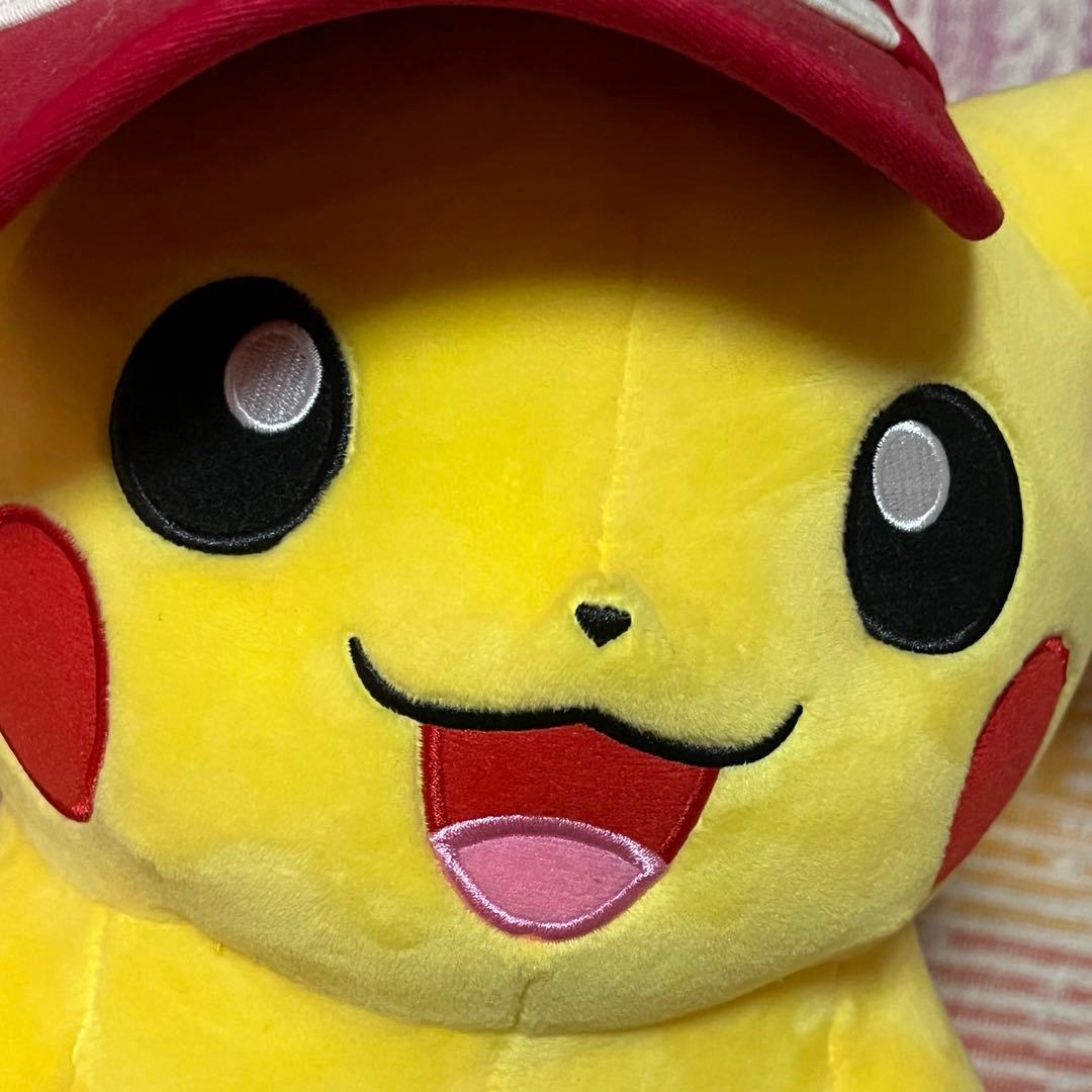 ぬいぐるみ　ピカチュウ　ぼうしをかぶったピカチュウ　2017年　サトシのぼうし