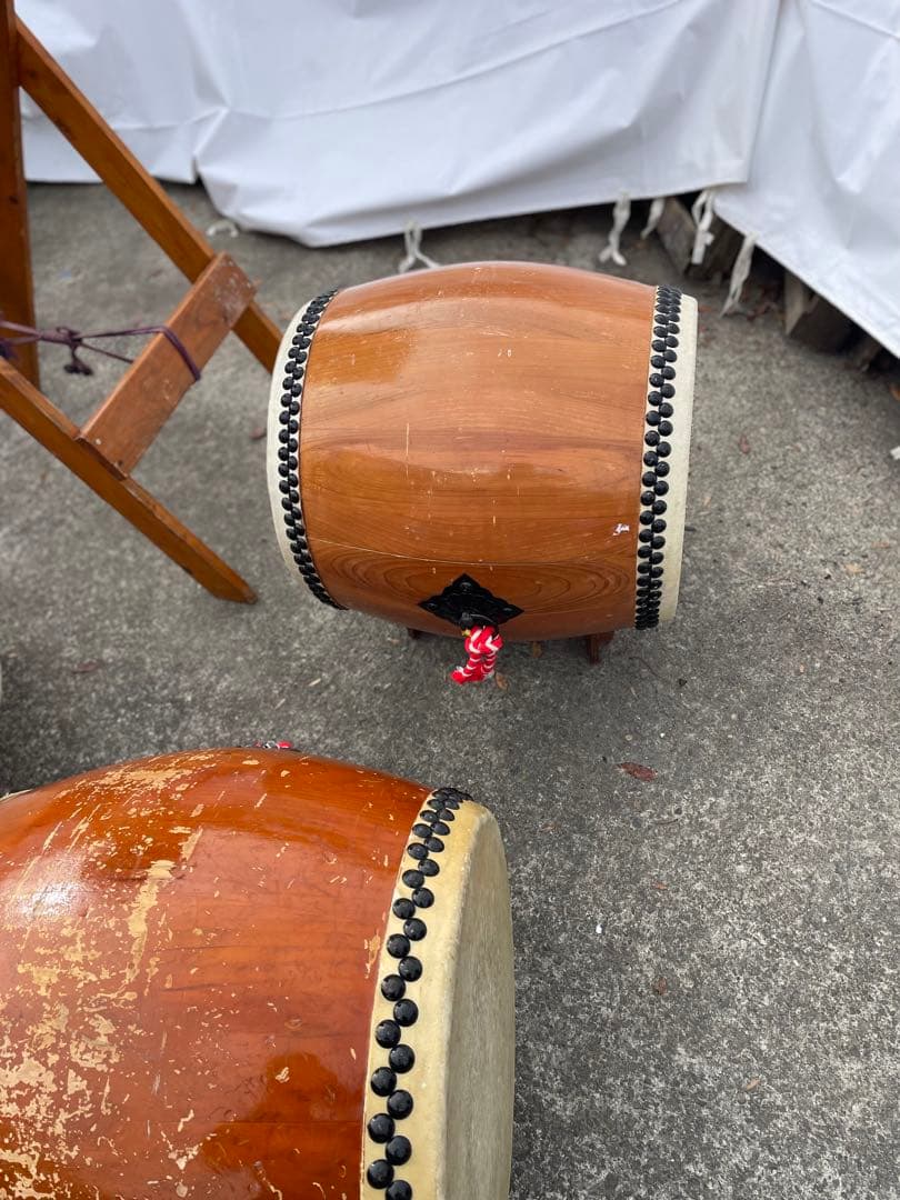 和太鼓 9台セット 装飾あり