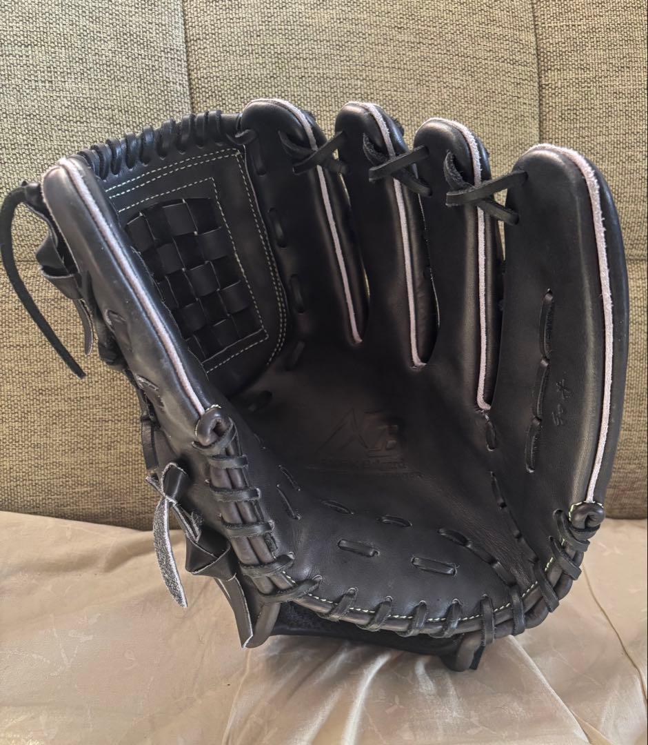 アクセフベルガード 硬式用 投手用グラブ 横型 ブラック