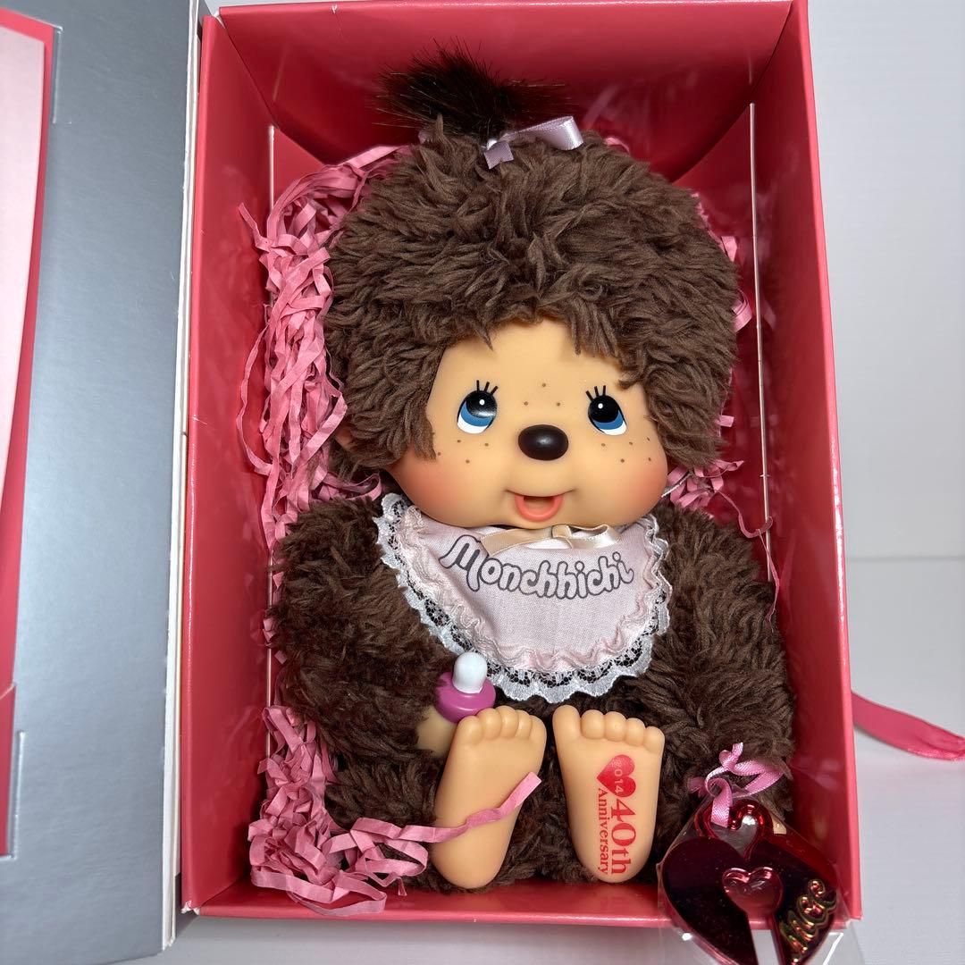 新品 2014年発売40周年記念 プードルボア 女の子 モンチッチ 455