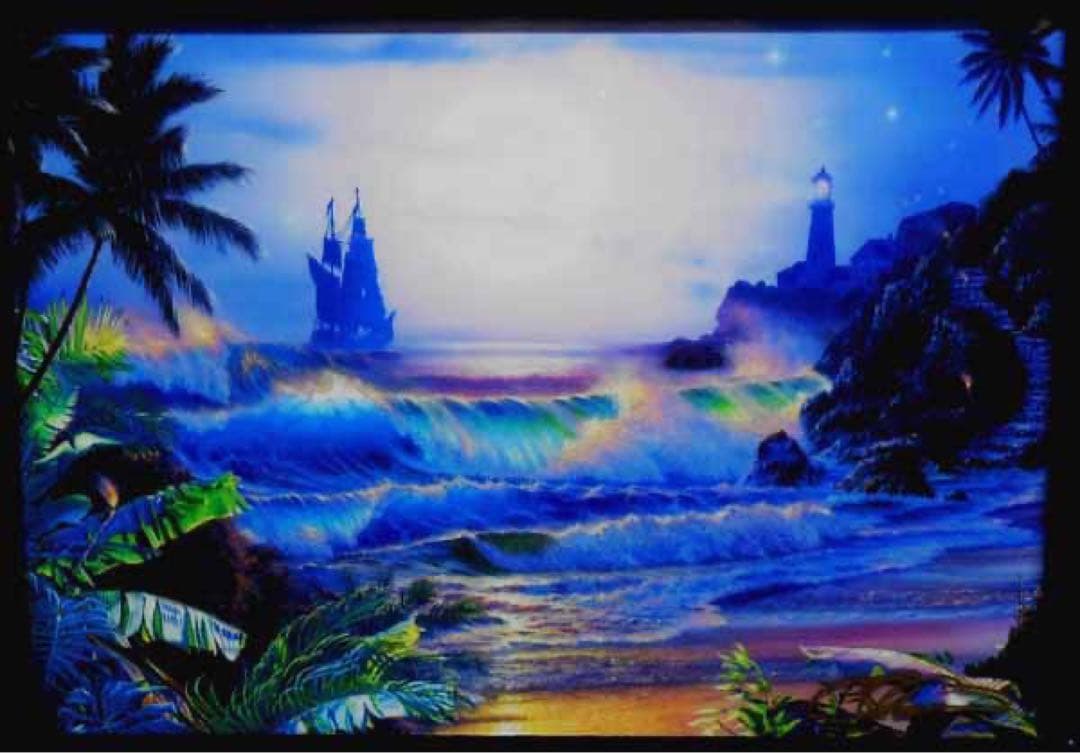 クリスチャン・リース・ラッセン 超レア作品 ミクスドメディア 直筆サイン 保証書