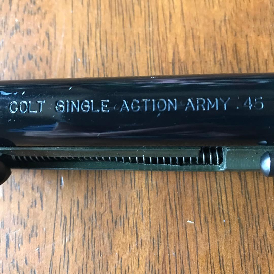 【逸品】HWS コルトSAA アーティラリー 組立キット完成品　ケースハードン風