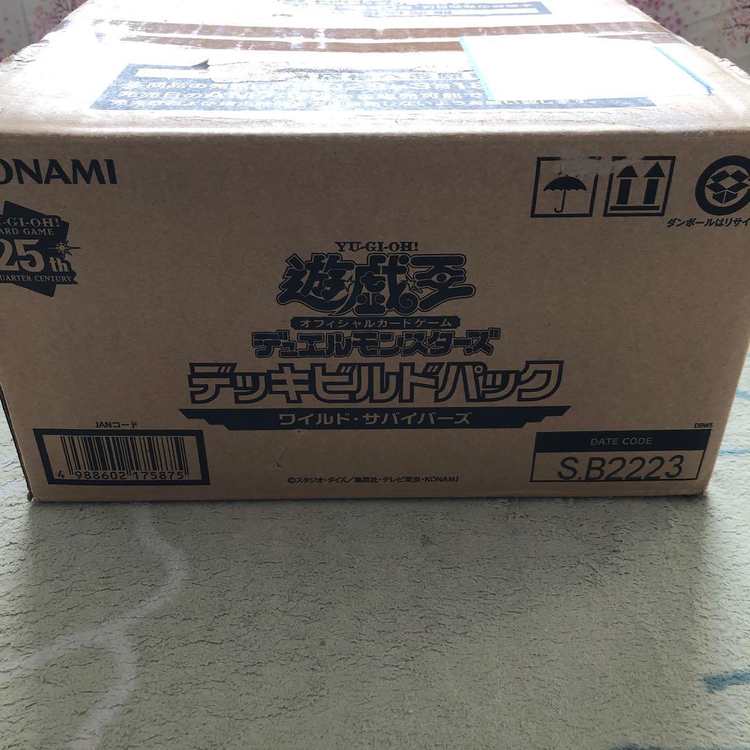 遊戯王　デッキビルドパック　ワイルドサバイバーズ　1カートン　24BOX未開封