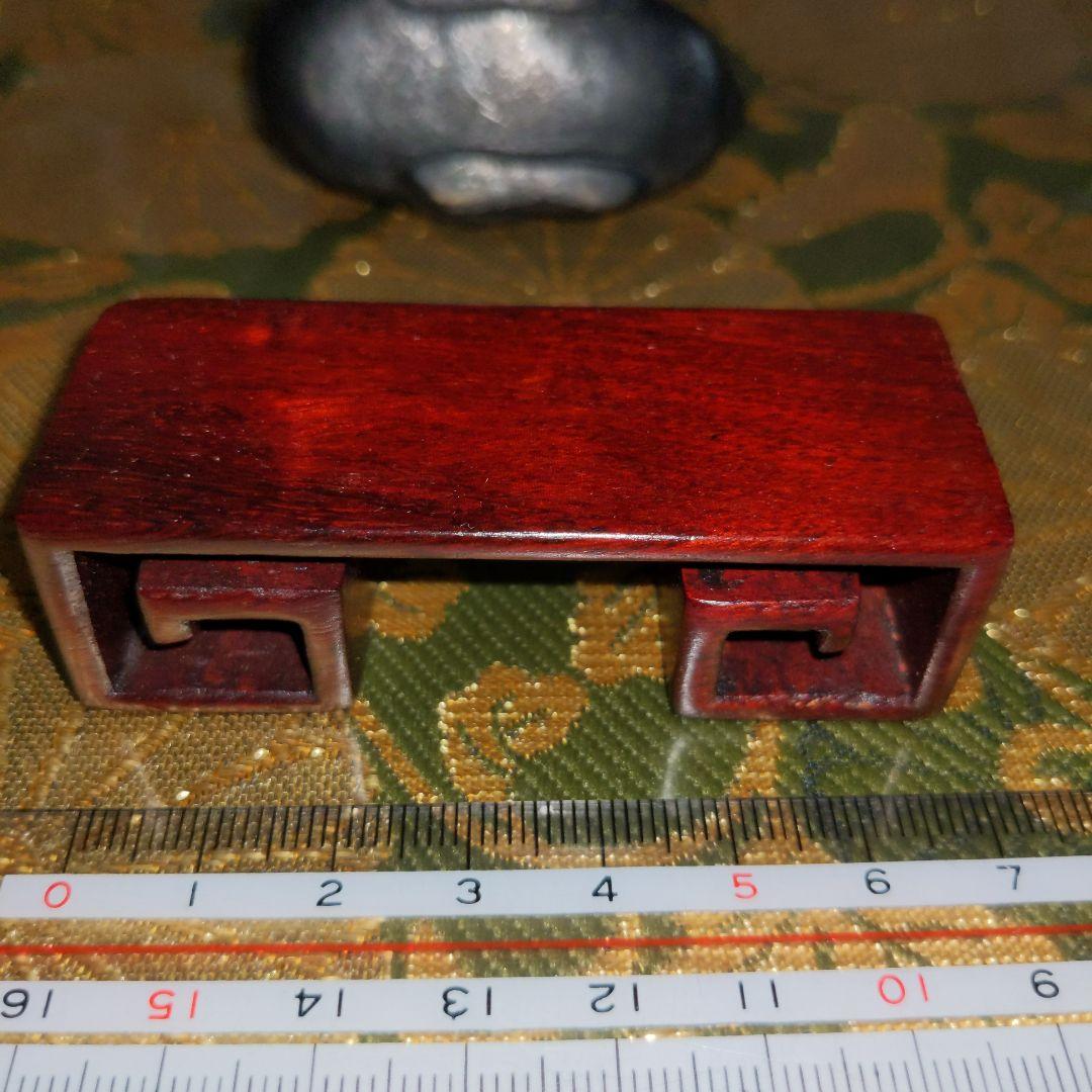 【最終価格】 骨董　書道　古銅製　水鳥鎮紙　台付