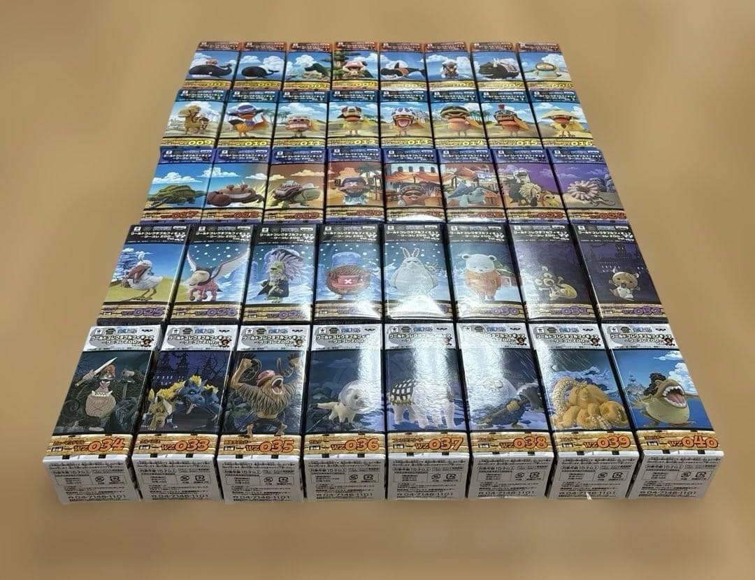 ワンピース　フィギュア　ワーコレ　ZOO　vol.1〜5　計40体セット