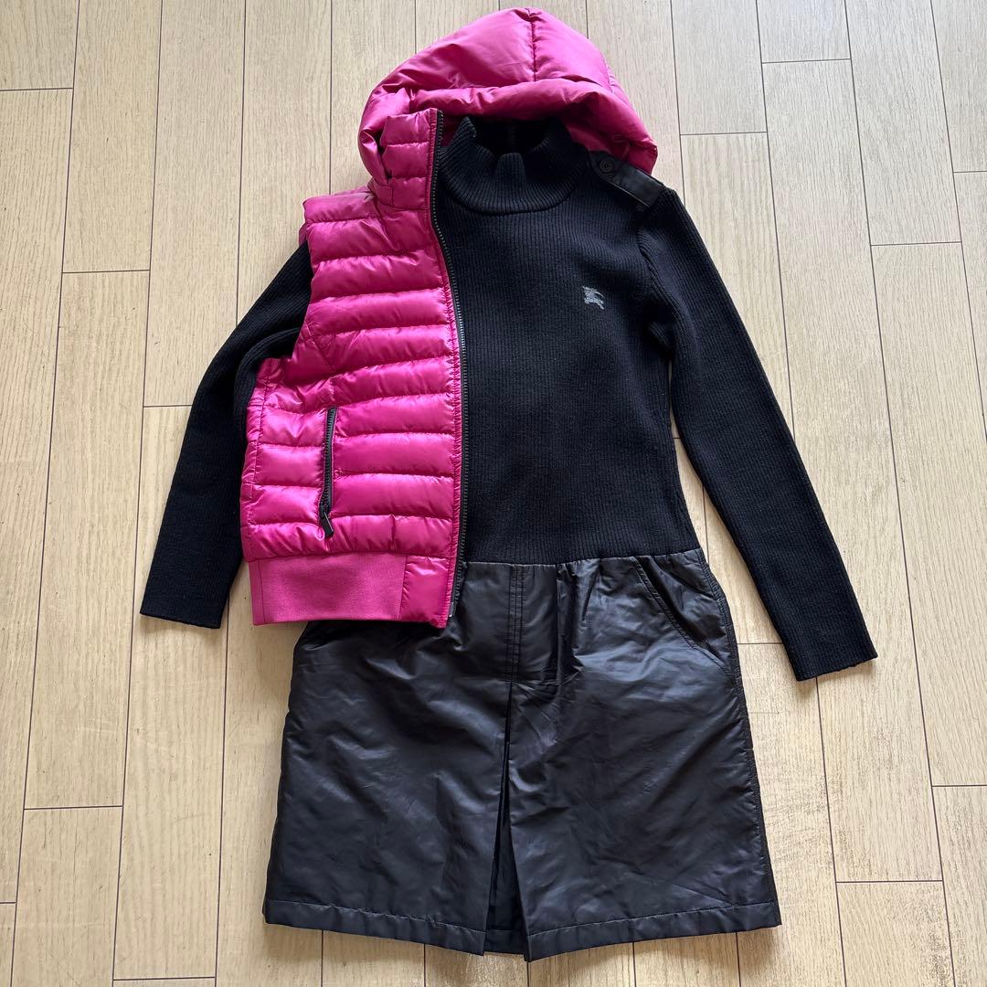 ２点セット　バーバリーゴルフ　ダウンベスト＆ワンピース