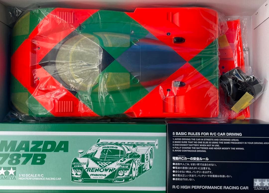 TAMIYA 1/10 MAZDA 787B ボディ塗装済み　未組立品