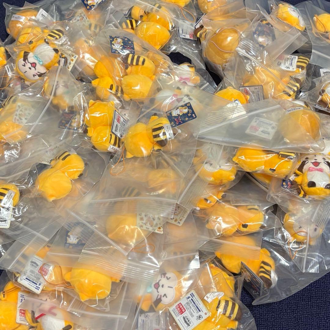 ラスカル ぬいぐるみストラップ フェイス あらいぐま 約100点