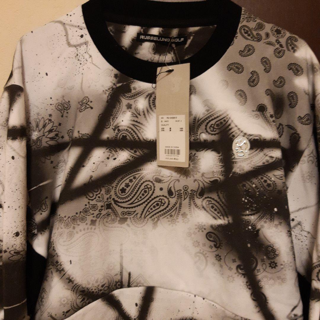 新品2024モデル　ラッセルノ　Russeluno　クールネック裏起⽑スウェット