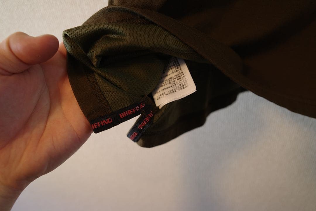 briefing ブリーフィング ポロシャツ 接触冷感 カモフラロゴ s